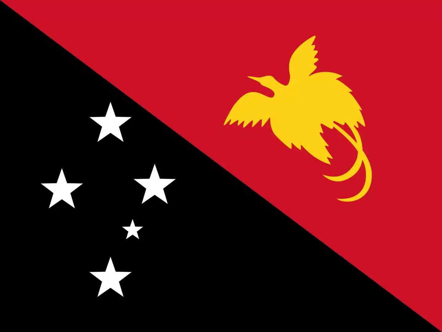 bandeira de papua-nova guiné